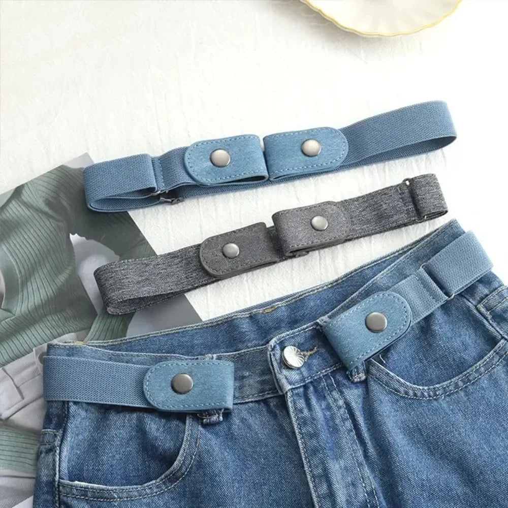 Adjustable Elastic Invisible No Buckle Belt