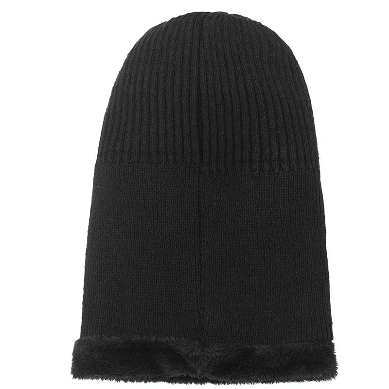 Knit Beanie Balaclava with Visor