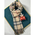 Plaid Cashmere Feel Winter Scarf and Neck Warmer