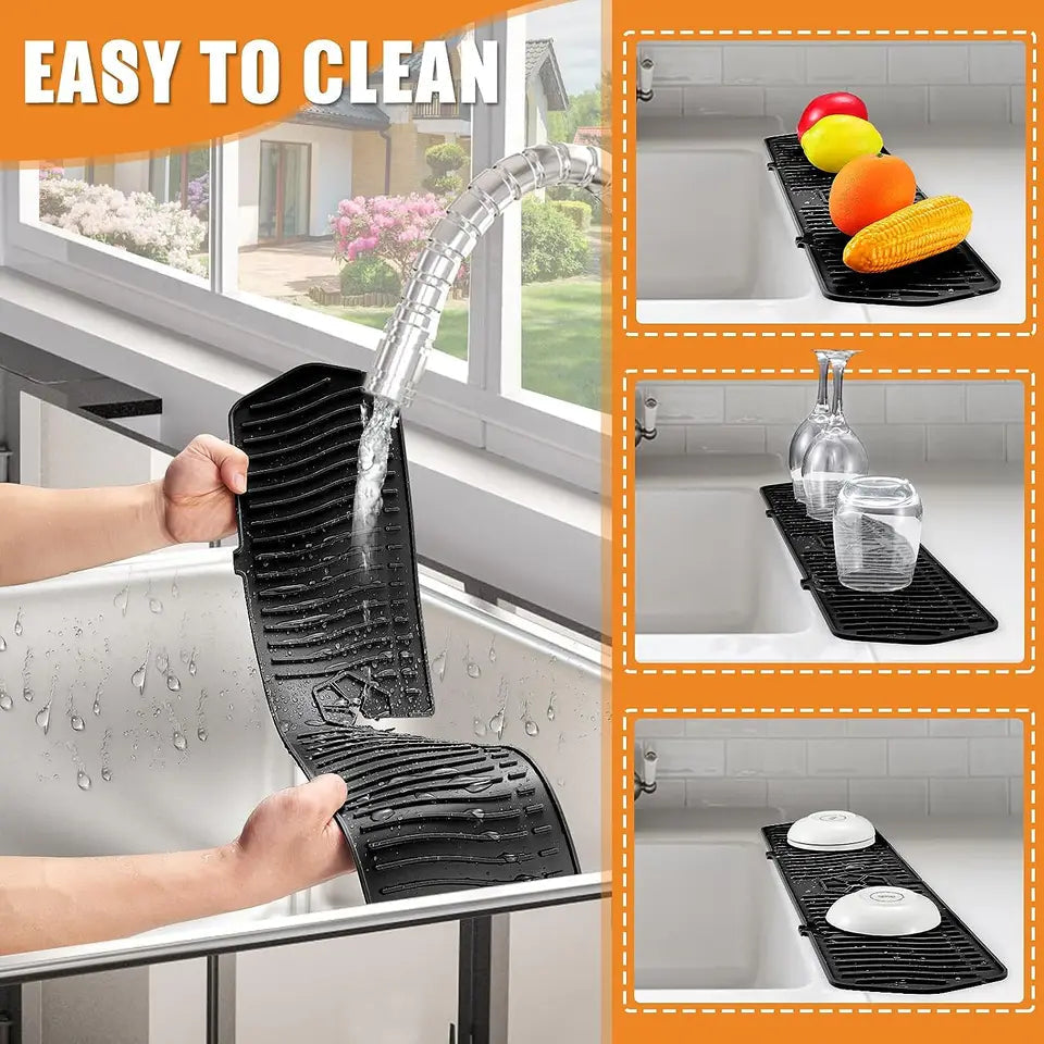 Silicone Kitchen Sink Splash Guard