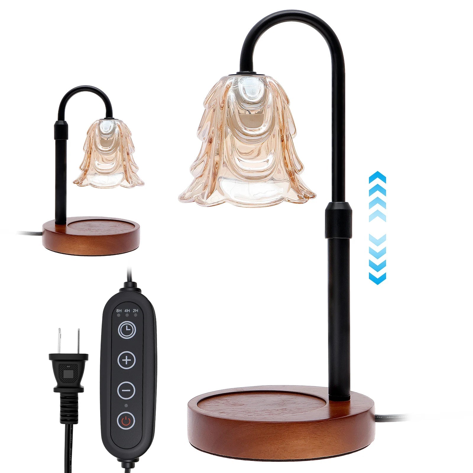 Flower Dimmable Candle Warmer Lamp
