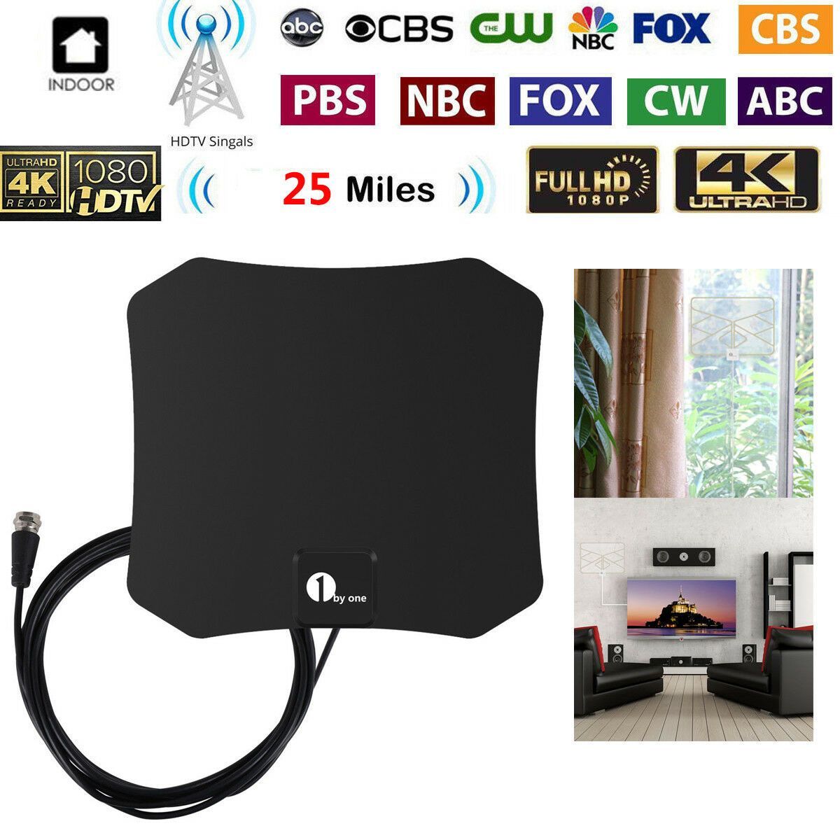 Indoor HDTV Satellite Antenna
