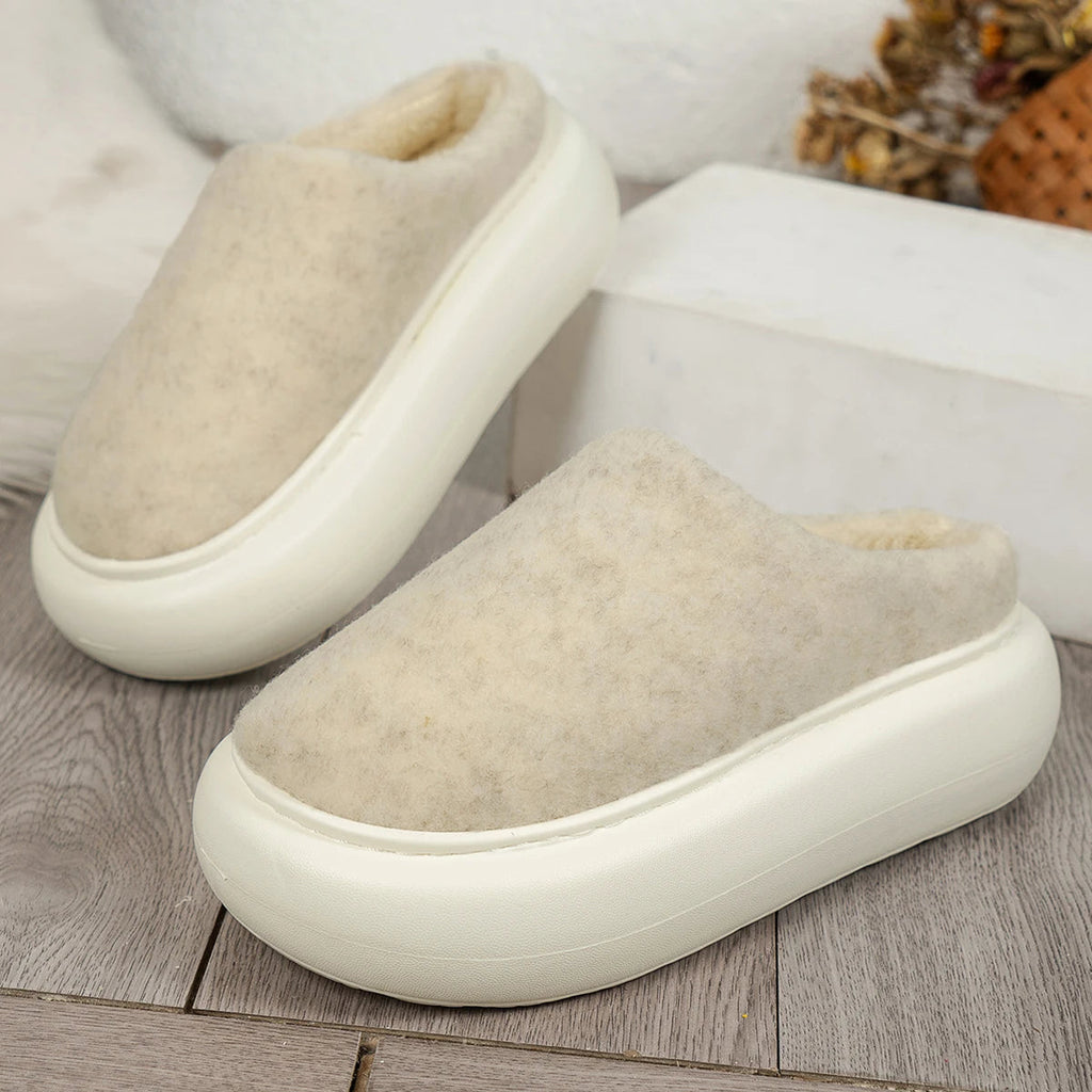 Warm Plush Indoor Winter Slippers for Women