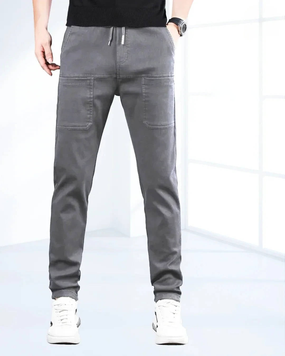 Men's High Stretch Cargo Pants with Pockets