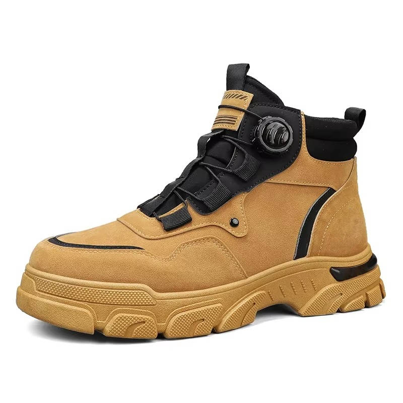 Mens Rugged Heavy Duty Boots Work Shoes
