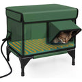 Heated Outdoor Cat House for Winter