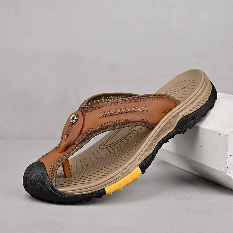 Water Resistant & Lightweight Toe Flip Flops for Men