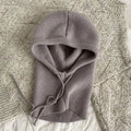 Knitted Hooded Balaclava Hat Neck Warmer