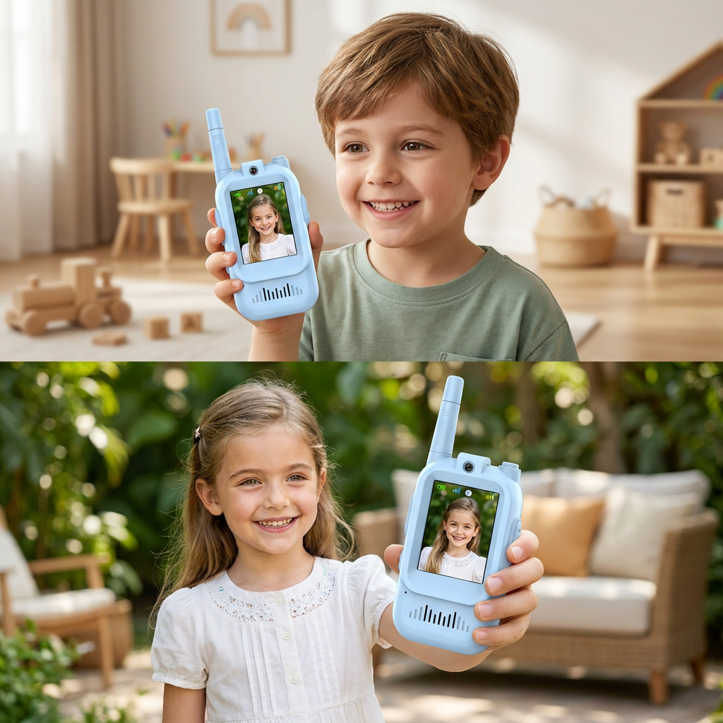 Childrens 2 Pack Video Walkie Talkie — lifestyle product image