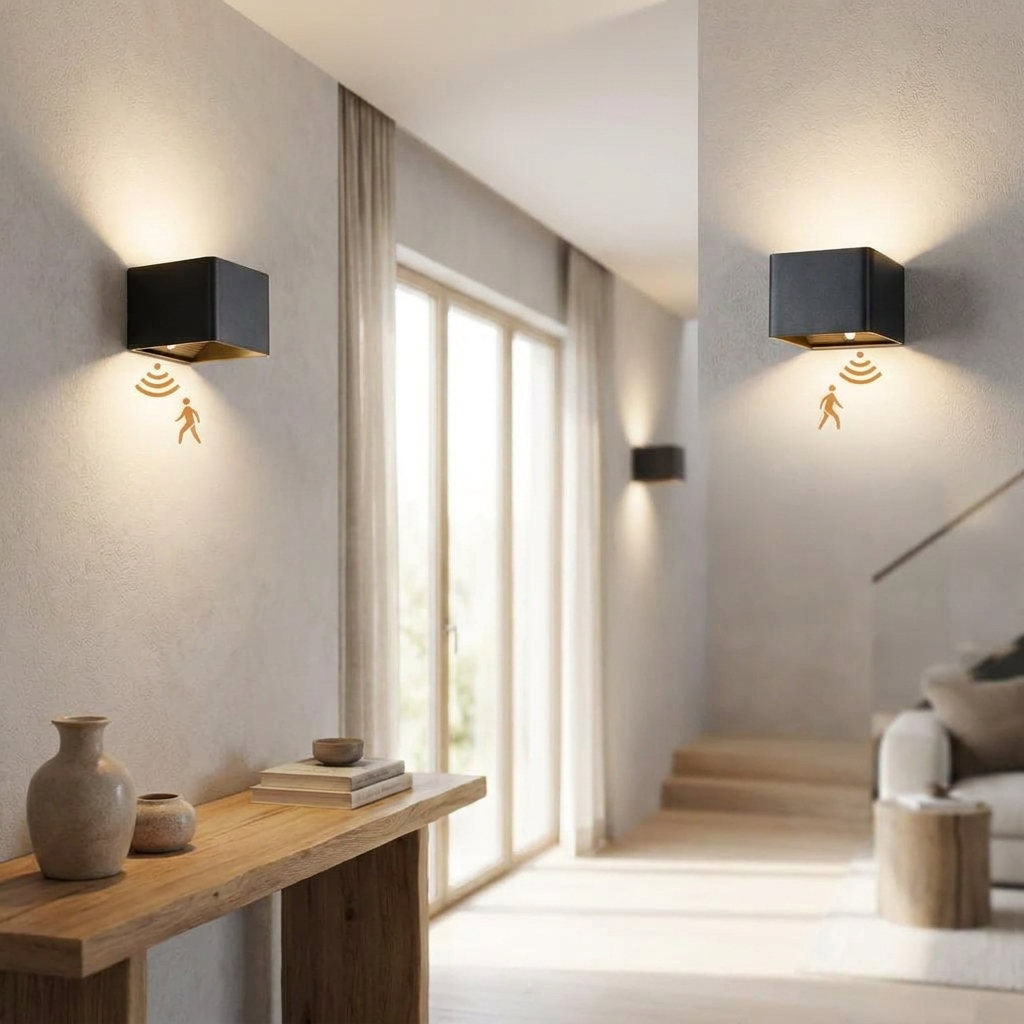 Indoor Wall Light with Motion Sensor & Remote Control — lifestyle product image