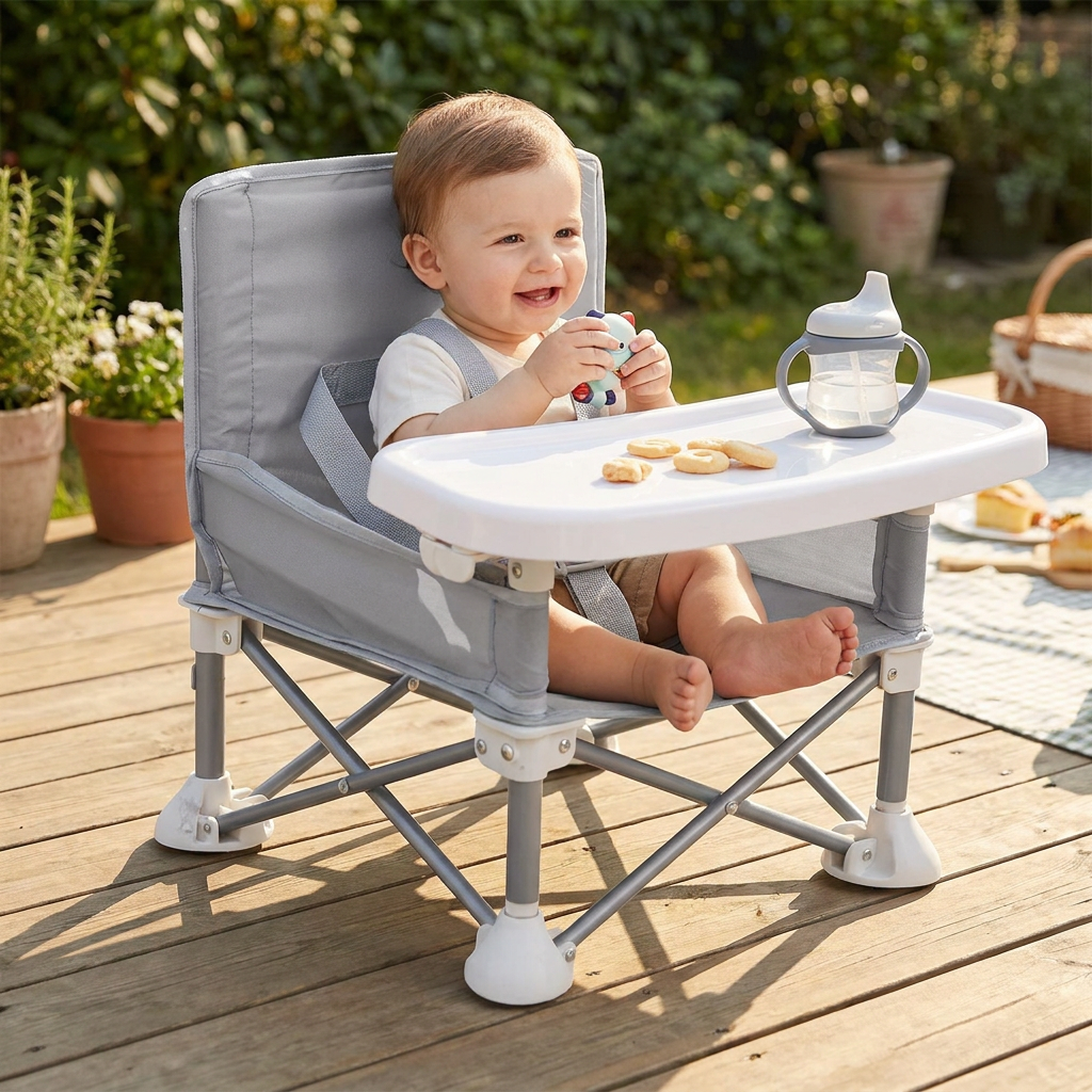 Kids Portable Toddler Camping Chair — lifestyle product image