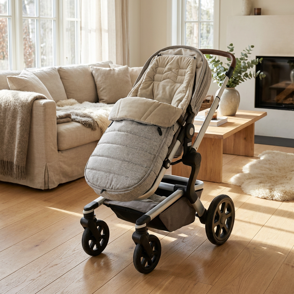 Universal Baby Stroller Footmuff — lifestyle product image