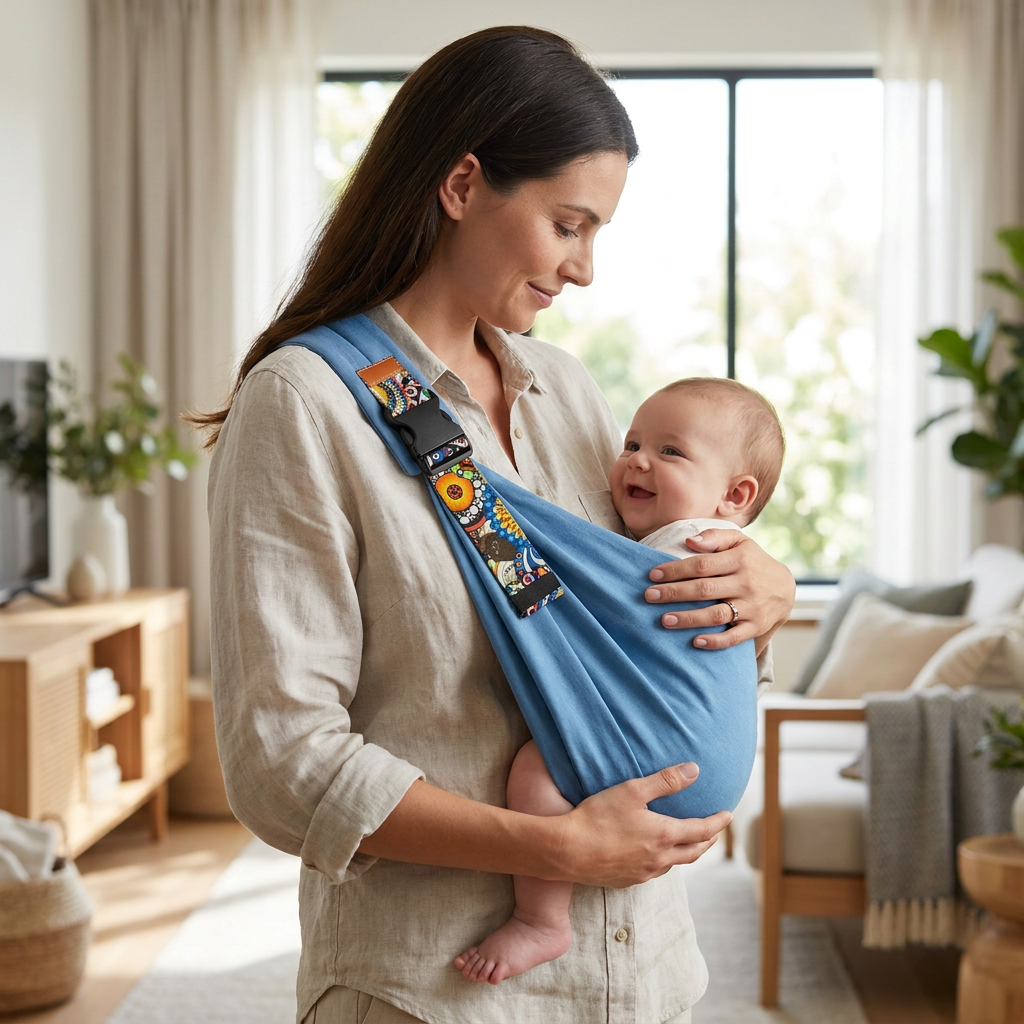 Adjustable Baby Sling Carrier — lifestyle product image