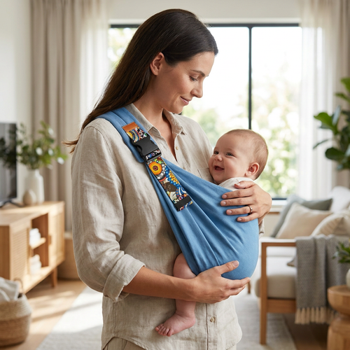 Adjustable Baby Sling Carrier — lifestyle product image