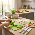 Kids Cooking Set – 13-Piece Beginner Kitchen Tool Kit — lifestyle product image