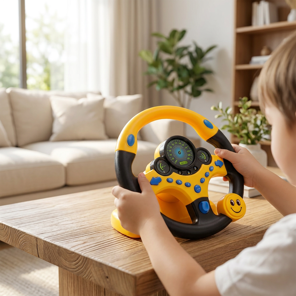 Steering Toy – Interactive Educational Driving Simulator — lifestyle product image