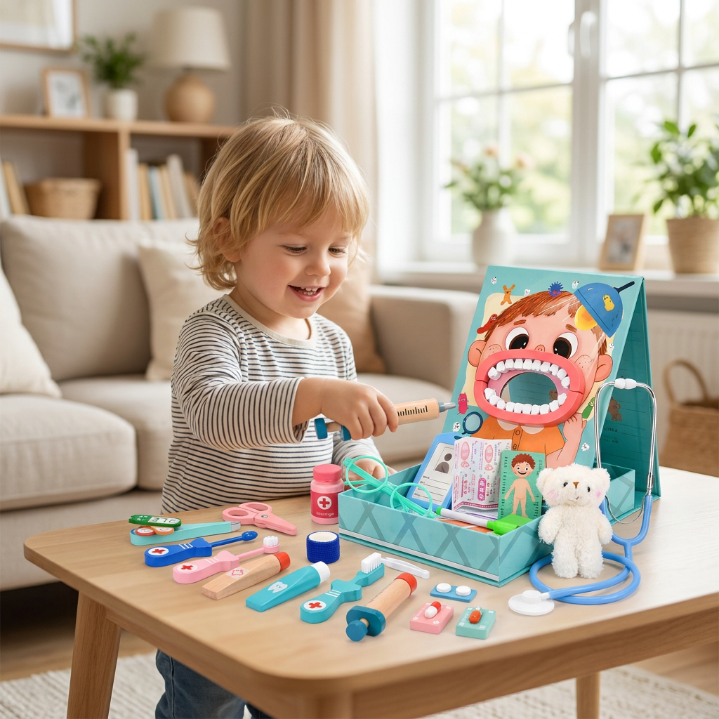Children's Dentist Role-Play Kit — lifestyle product image