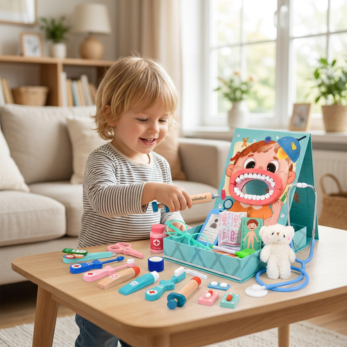 Children's Dentist Role-Play Kit — lifestyle product image
