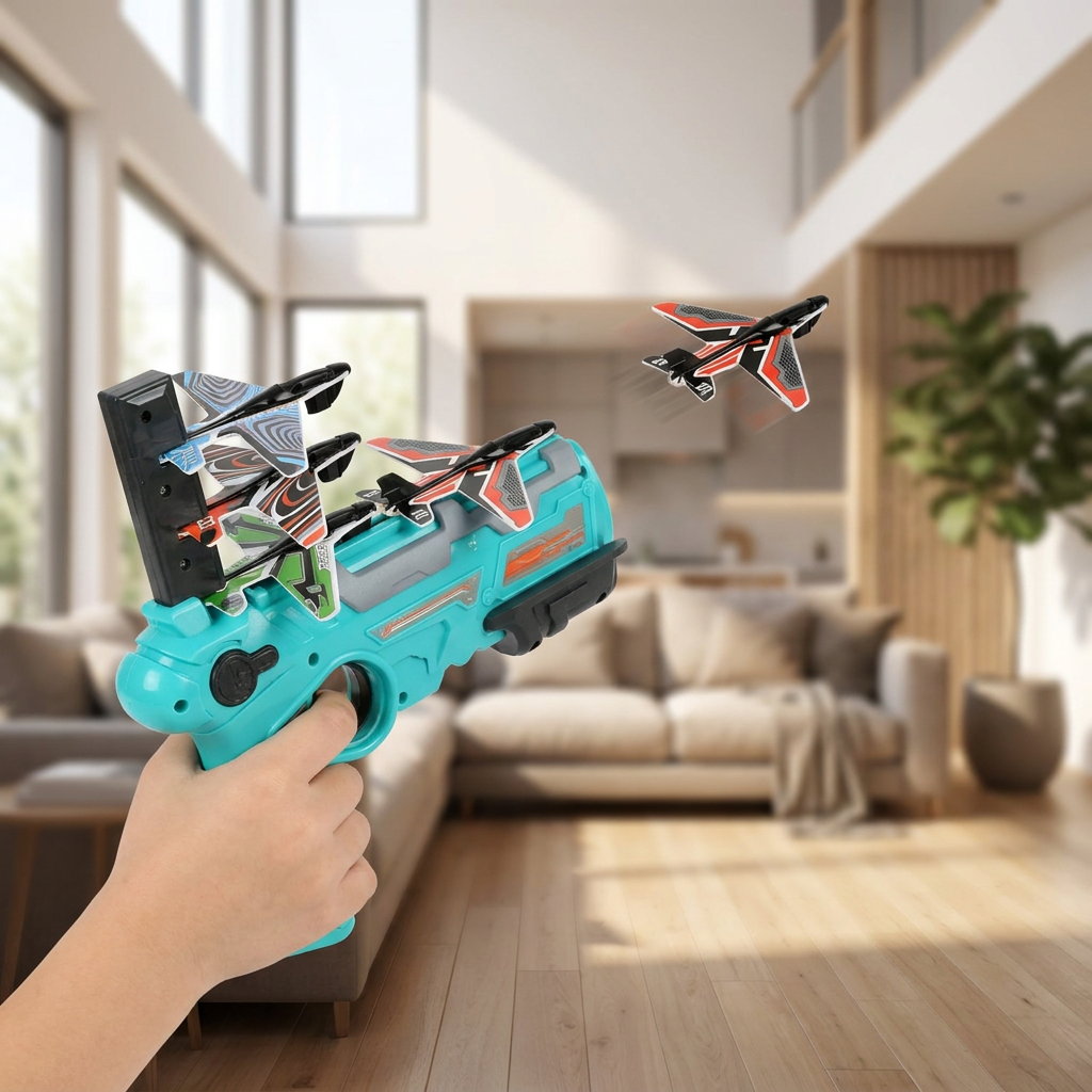 SkyGlider Aircraft Launcher Toy — lifestyle product image