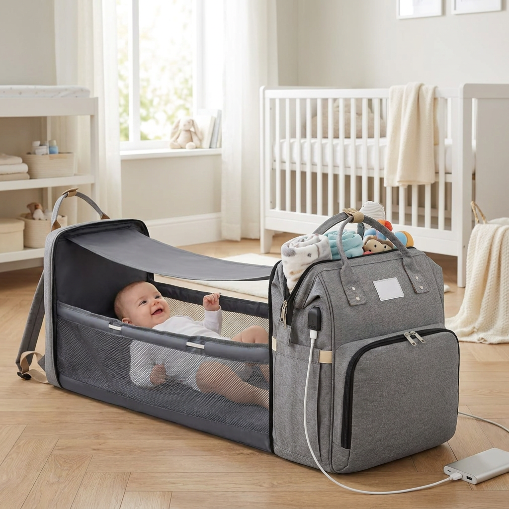 Baby Essentials Parent Backpack — lifestyle product image