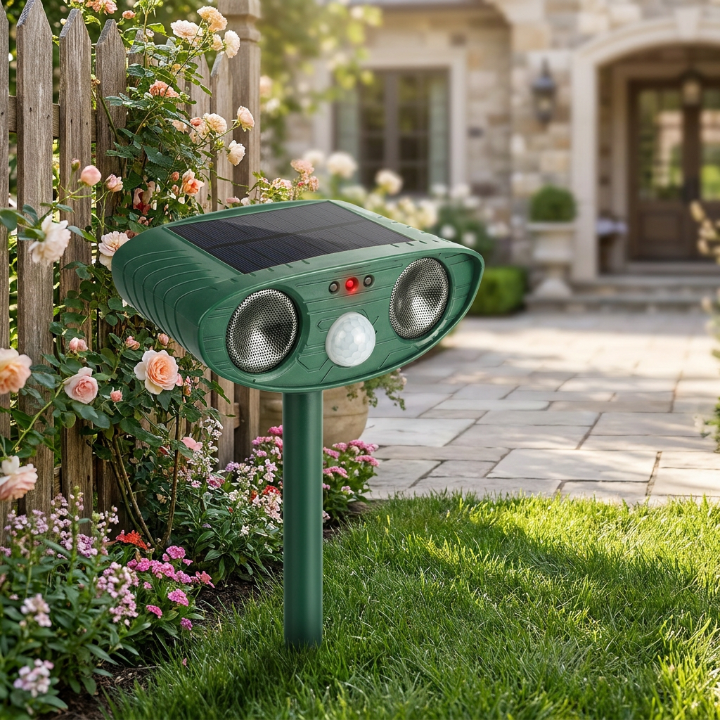 Ultrasonic Woodpecker Repellent — lifestyle product image