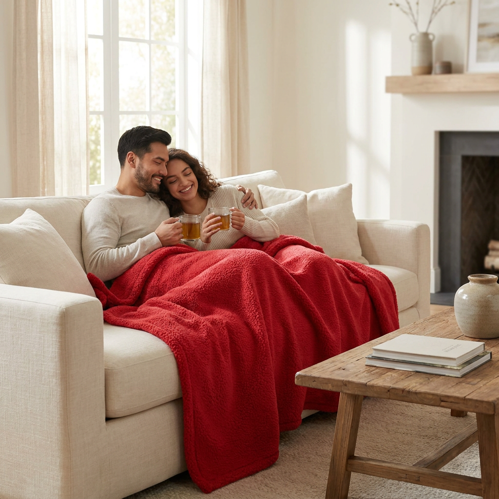 Waterproof Blanket for Couples — lifestyle product image