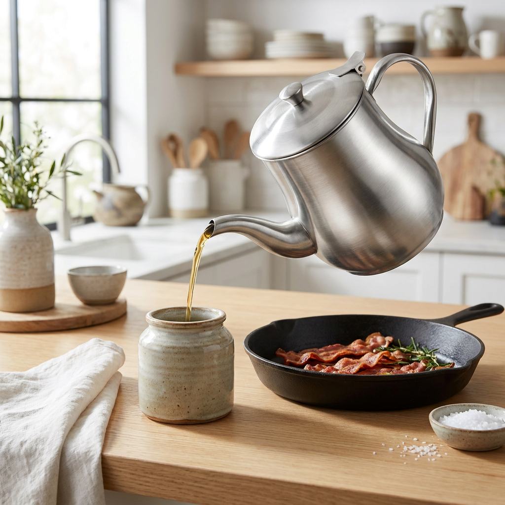Bacon Grease Container — lifestyle product image