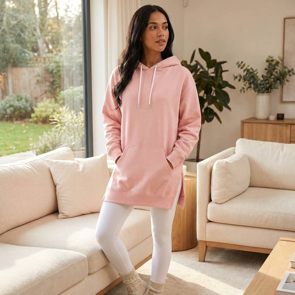 Oversized Hoodie Dress — lifestyle product image