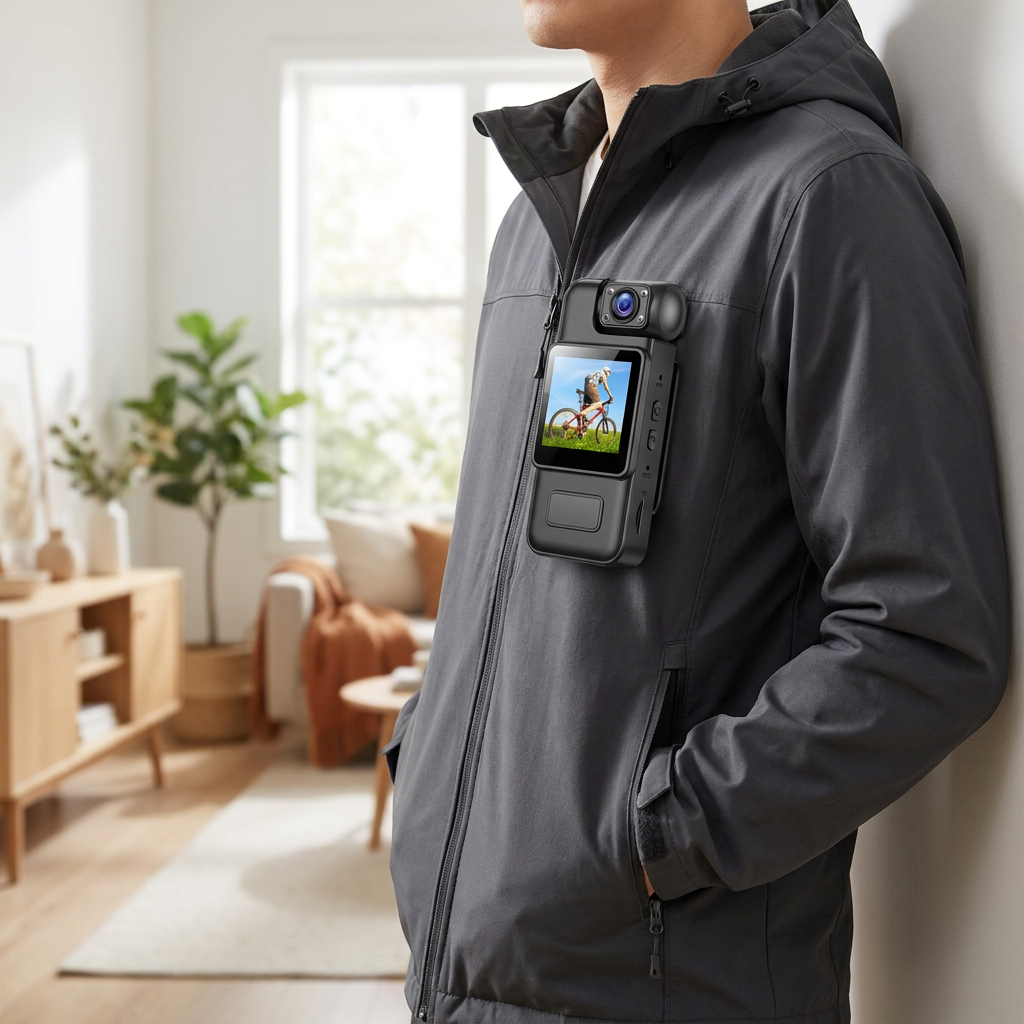 4K Ultra HD WiFi Mini Body Camera — lifestyle product image