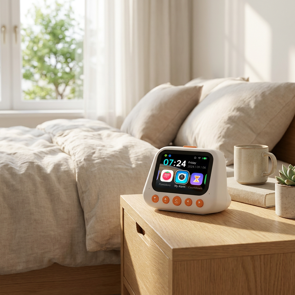 AI Smart Alarm Clock — lifestyle product image