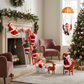 Climbing Santa Holiday Display Toy — lifestyle product image