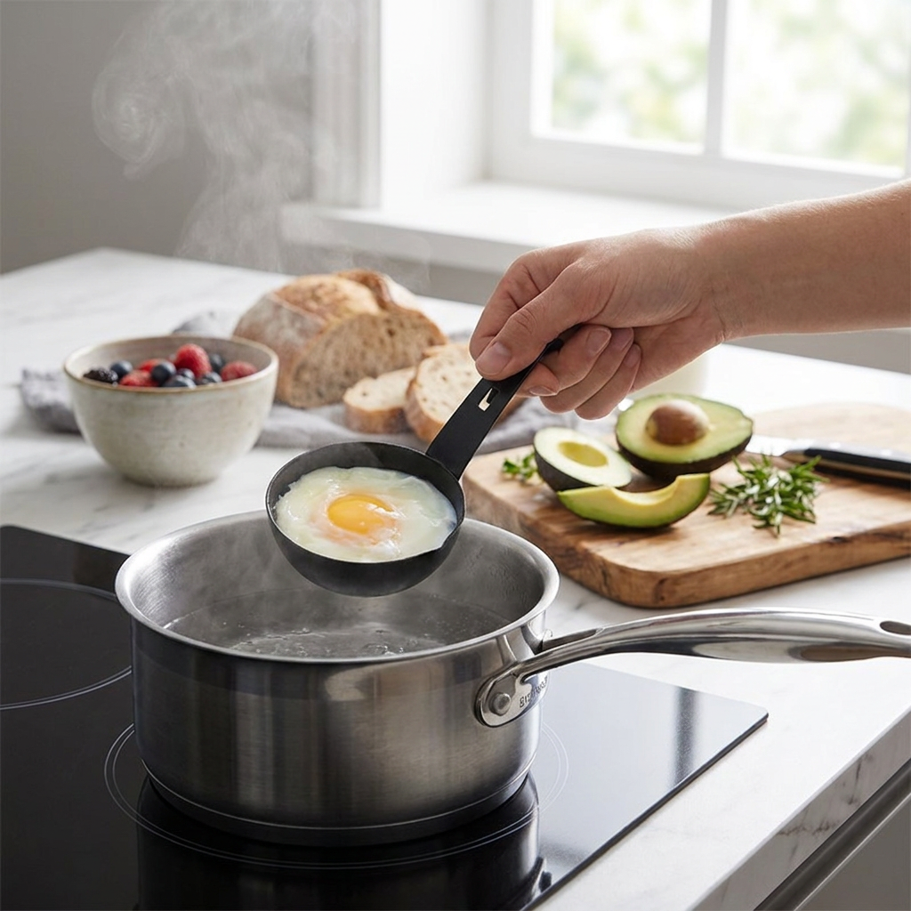 Egg Poacher with Nonstick Mold — lifestyle product image