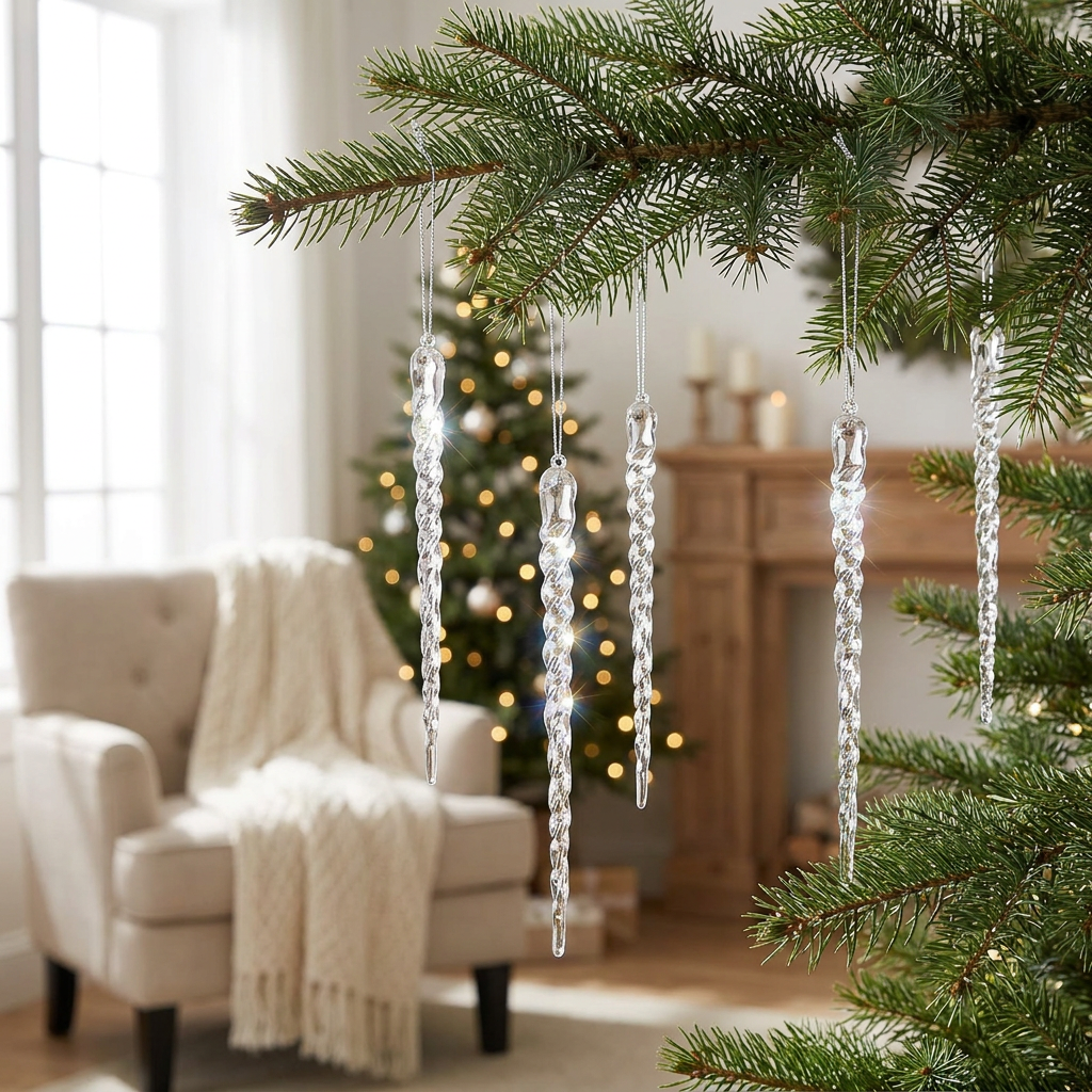 Icicle Ornament Set — lifestyle product image