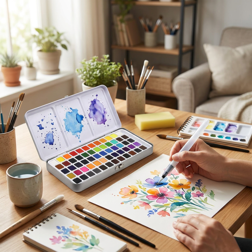 Watercolor Paint Set — lifestyle product image