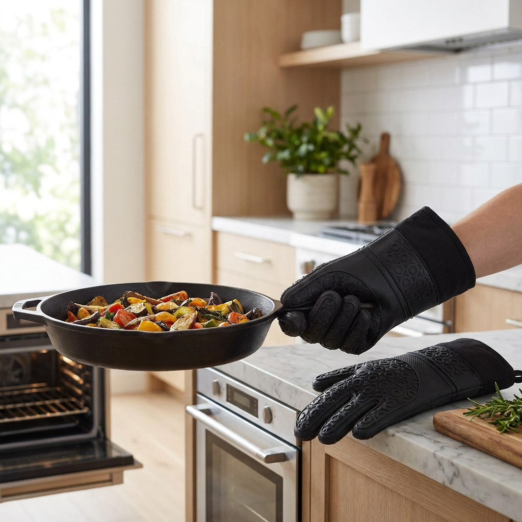 Heat-Resistant Oven Gloves — lifestyle product image
