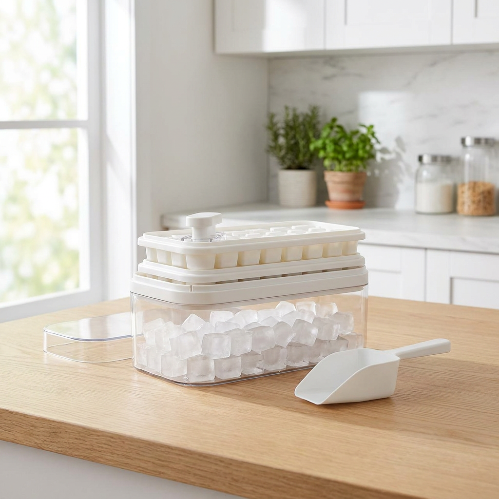 One-Click Ice Tray System — lifestyle product image