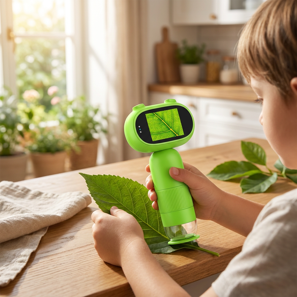 Kids Microscope Handheld — lifestyle product image