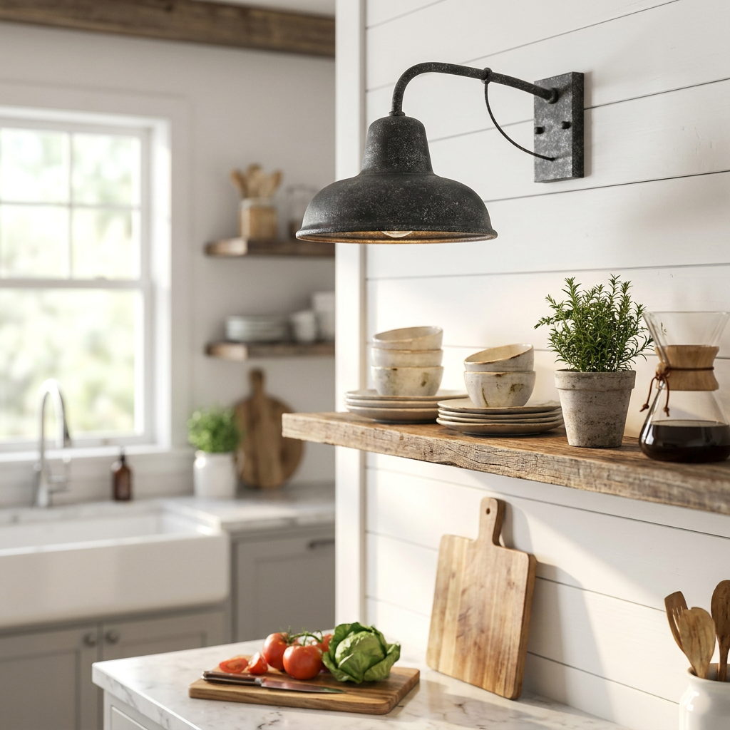 Antique Vintage Barn Light — lifestyle product image
