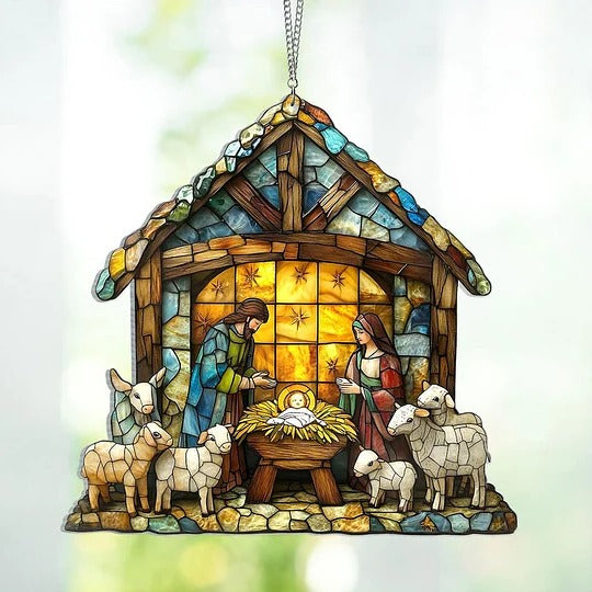 Nativity Scene Suncatcher