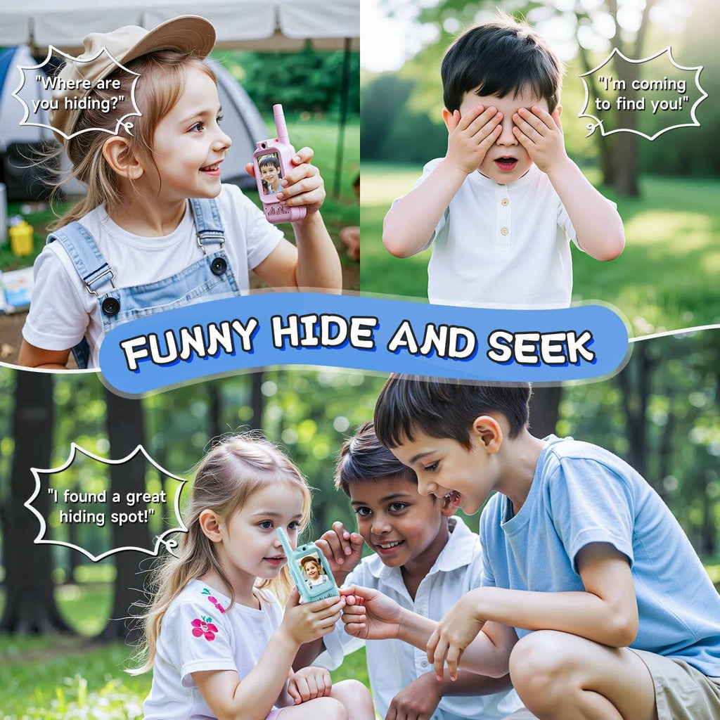 Kids Walkie Talkies Video Voice & Chat 2 Set